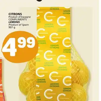 Marché Bonichoix Compliments lemons offer