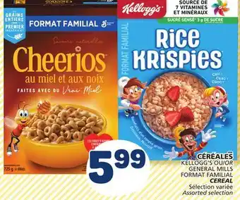 Marché Bonichoix Kellogg's or general mills cereal offer