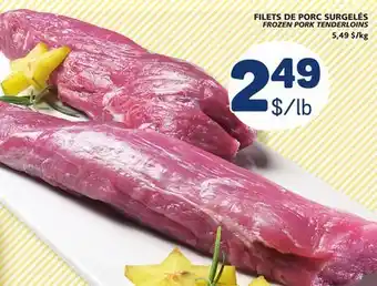 Marché Bonichoix Frozen pork tenderloins offer