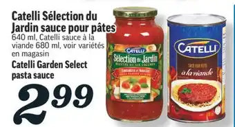 Marché Richelieu Sélection du jardin sauce pour pâtes catelli | catelli garden select pasta sauce offer