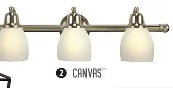 Canadian Tire Canvas essence 3-light vanity fixture offer