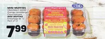 Marché Bonichoix Cravingly good mini muffins offer