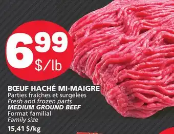 Marché Bonichoix Fresh and frozen parts medium ground beef offer