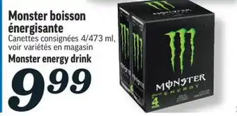 Marché Richelieu Boisson énergisante monster | monster energy drink offer
