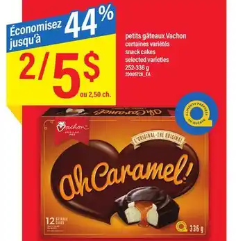 Maxi Petits gâteaux vachon, 252-336 g offer