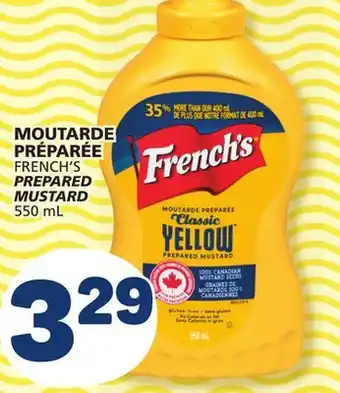 Marché Bonichoix French's prepared mustard offer