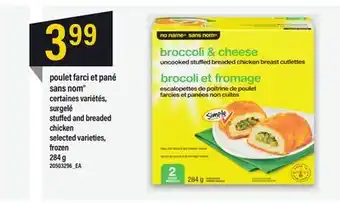 Maxi Poulet farci et pané sans nom 284 g offer