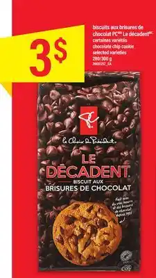 Maxi Biscuits aux brisures de chocolat pc le décadent 280/300 g offer