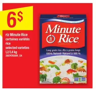 Maxi Riz minute rice offer
