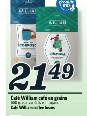 Marché Richelieu Café en grains café william | café william coffee beans offer