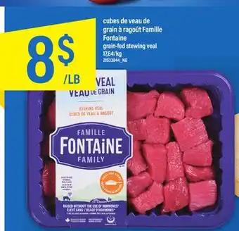 Maxi Cubes de veau de grain à ragoût famille fontaine offer