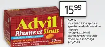 Brunet Advil pour aider à soulager les symptômes du rhume et de la grippe offer