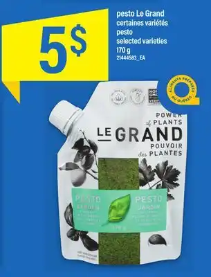 Maxi Pesto le grand 170 g offer