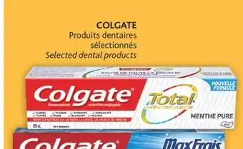 Brunet Colgate produits dentaires sélectionnés offer