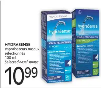 Brunet Hydrasense vaporisateurs nasaux sélectionnés offer