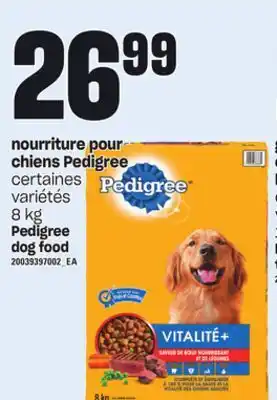 Provigo Nourriture pour chiens pedigree, 8 kg offer