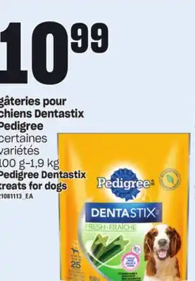 Provigo Gâteries pour chiens dentastix pedigree, 100 g-1,9 kg offer