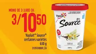 Provigo Yoplait source , 630 g offer