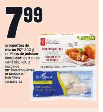 Provigo Croquettes de morue pc , 300 g ou filets de poisson seaquest , 400 g offer