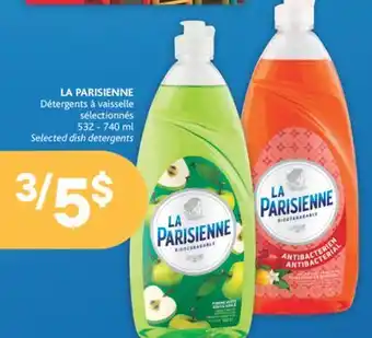 Brunet La parisienne détergents à vaisselle sélectionnés offer