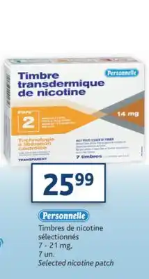 Brunet Personnelle timbres de nicotine sélectionnés offer