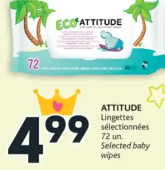 Brunet Attitude lingettes sélectionnées offer