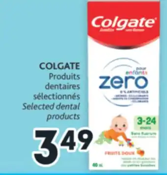 Brunet Colgate produits dentaires sélectionnés offer