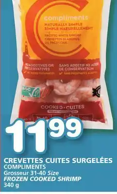Marches Tradition Compliments frozen cooked shrimp offer