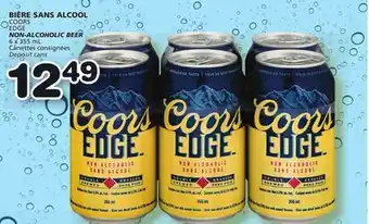 Marches Tradition Coors edge non-alcoholic beer offer