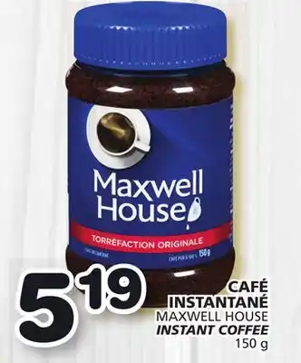 Marches Tradition Maxwell house instant coffee offer