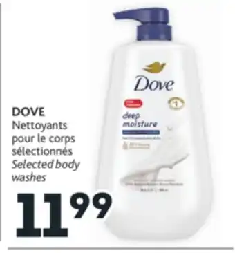 Brunet Dove nettoyants pour le corps sélectionnés offer