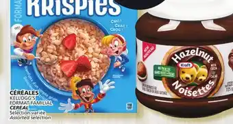 Marches Tradition Kellogg's format familial cereal offer