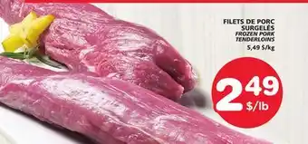 Marches Tradition Frozen pork tenderloins offer