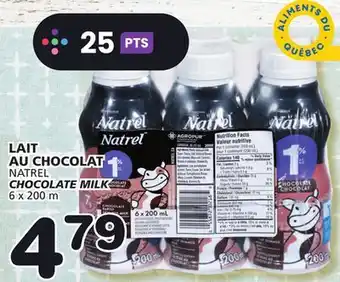 Marches Tradition Natrel chocolate milk offer