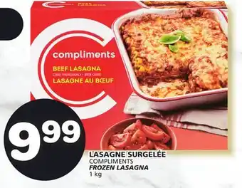 Marches Tradition Compliments frozen lasagna offer