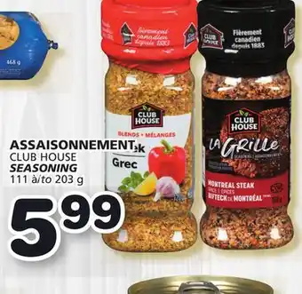 Marches Tradition Club house seasoning offer