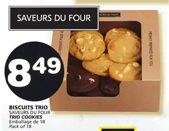 Marches Tradition Saveurs du four trio cookies offer