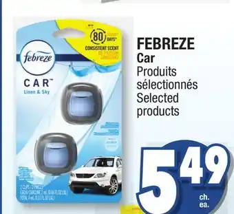 Jean Coutu Febreze car selected products offer