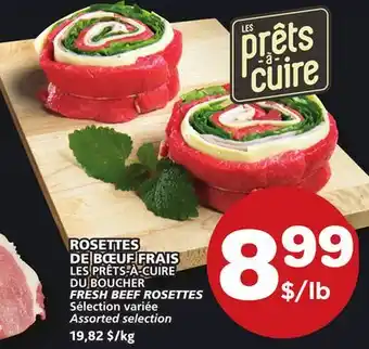 Marches Tradition Les prêts-à-cuire fresh beef rosettes offer