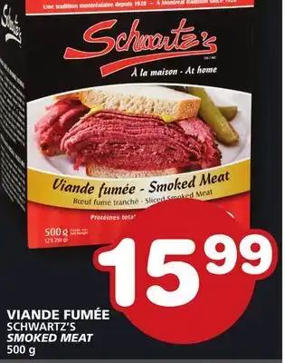 Marches Tradition Schwartz's smoked meat offer