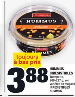 Super C Hummus irresistibles | irresistibles hummus offer