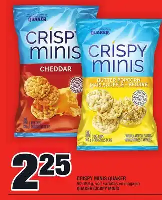 Super C Crispy minis quaker | quaker crispy minis offer