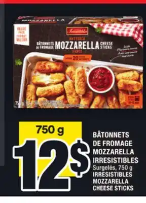 Super C Bâtonnets de fromage mozzarella irresistibles | irresistibles mozzarella cheese sticks offer