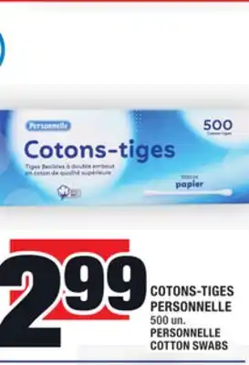Super C Cotons-tiges personnelle | personnelle cotton swabs offer