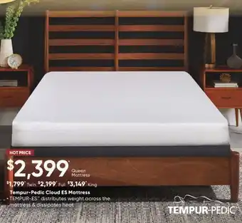 Dormez Vous Tempur-pedic cloud es mattress offer