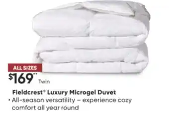 Dormez Vous Fieldcrest luxury microgel duvet offer