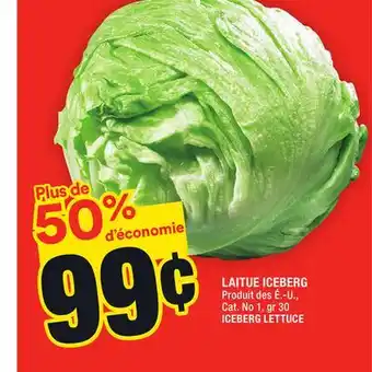 Super C Laitue iceberg | iceberg lettuce offer