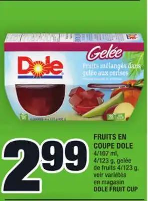 Super C Fruits en coupe dole | dole fruit cup offer
