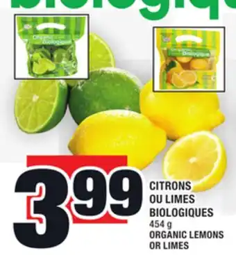 Super C Citrons ou limes biologiques | organic lemons or limes offer