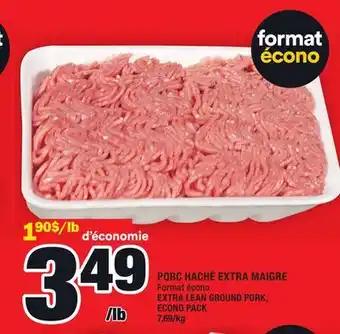 Super C Porc haché extra maigre | extra lean ground pork offer